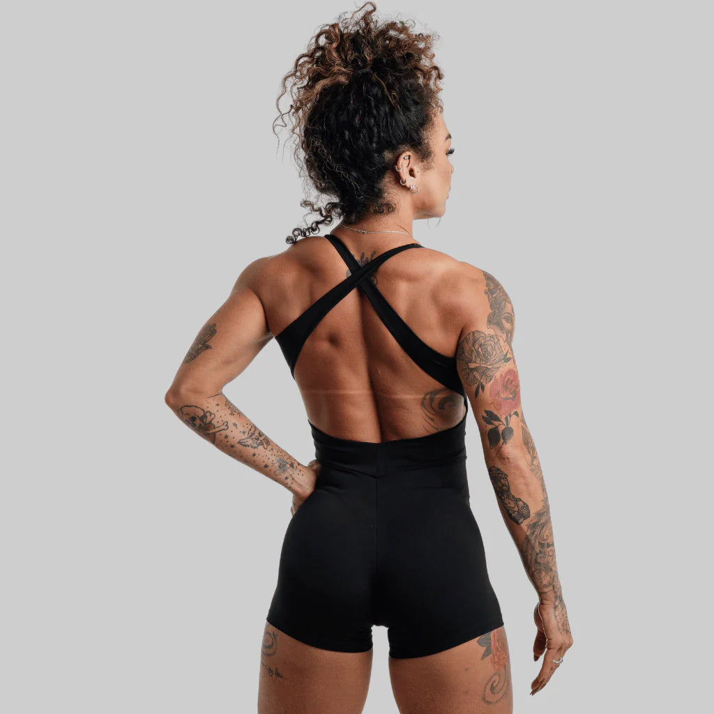 Macaquinho Lírio - Fitness Feminino - Modelo Curto